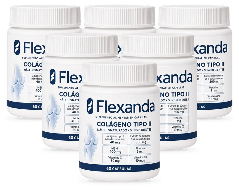 Kit Flexanda com 6 frascos